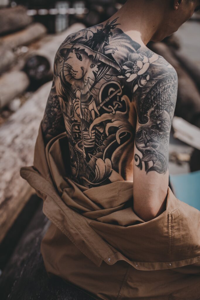 japanese full back tattoo