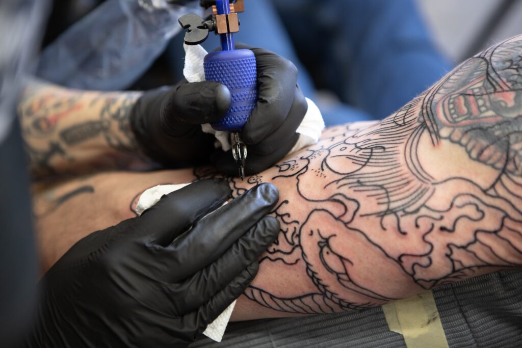japanese tattoos in the making
