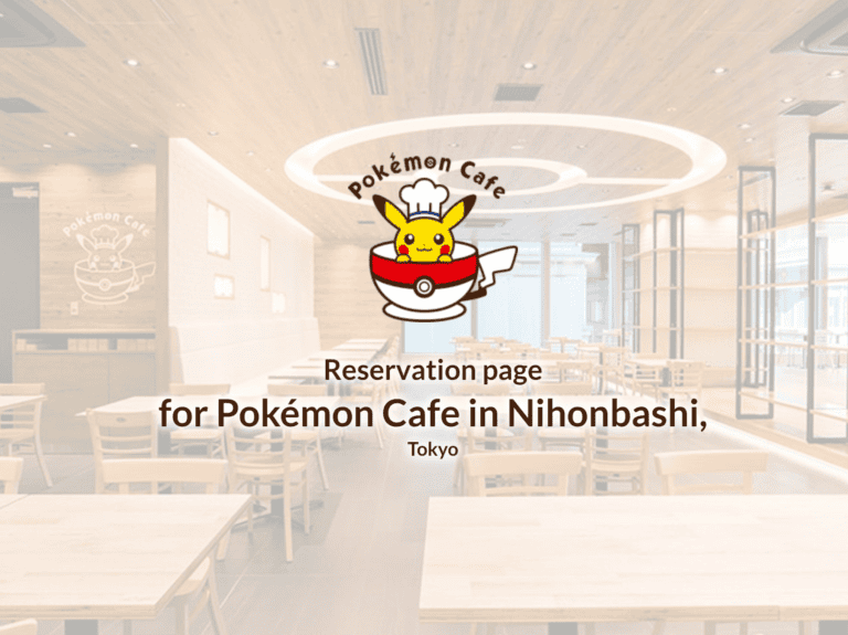 How to Book Pokemon Cafe: Gotta eat ’em all!