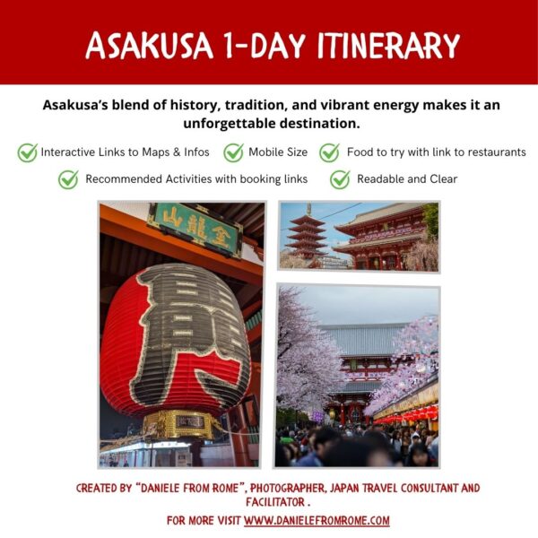 Asakusa in a Day – Interactive PDF Itinerary