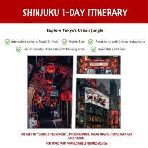 Shinjuku in a Day – Interactive PDF Itinerary