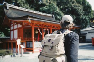 First-time traveler planning a trip to Japan in Tokyo